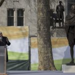 Gopal-with-Gandhi-statue