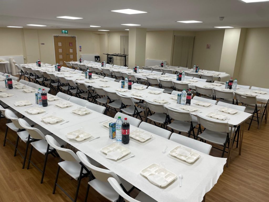 Seating for 115 people
